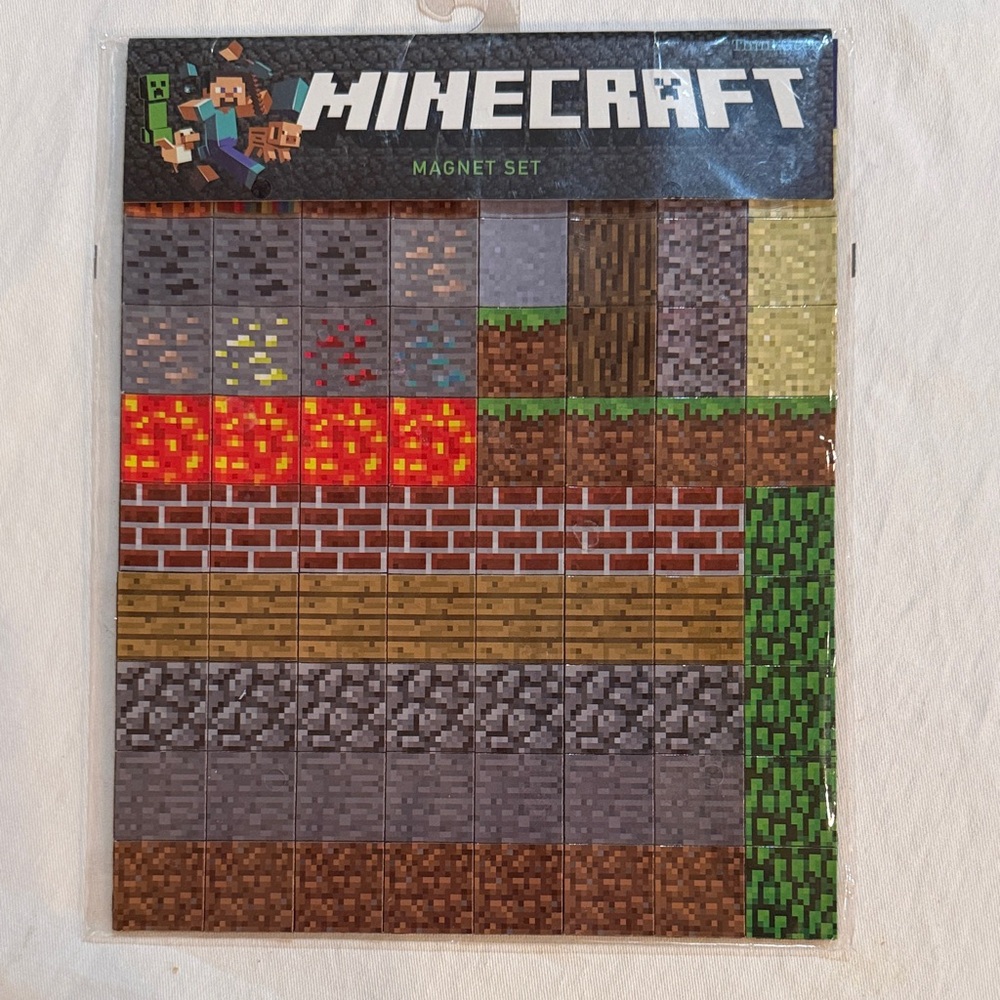 Minecraft Magnet Set - Multicolor